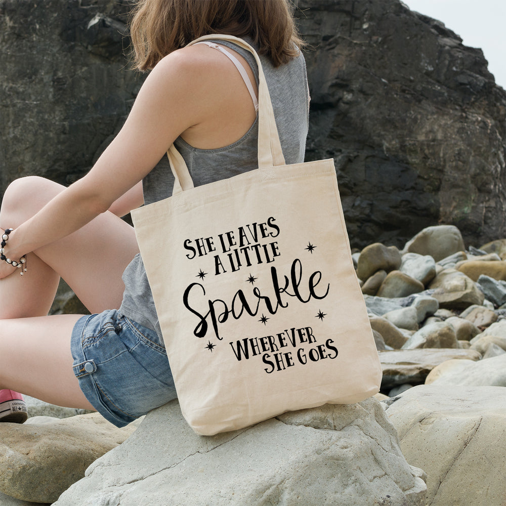 Sparkle discount tote bag