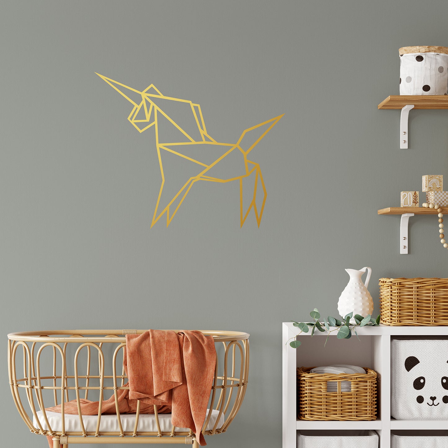 Geometric unicorn | Wall decal-Wall art-Adnil Creations