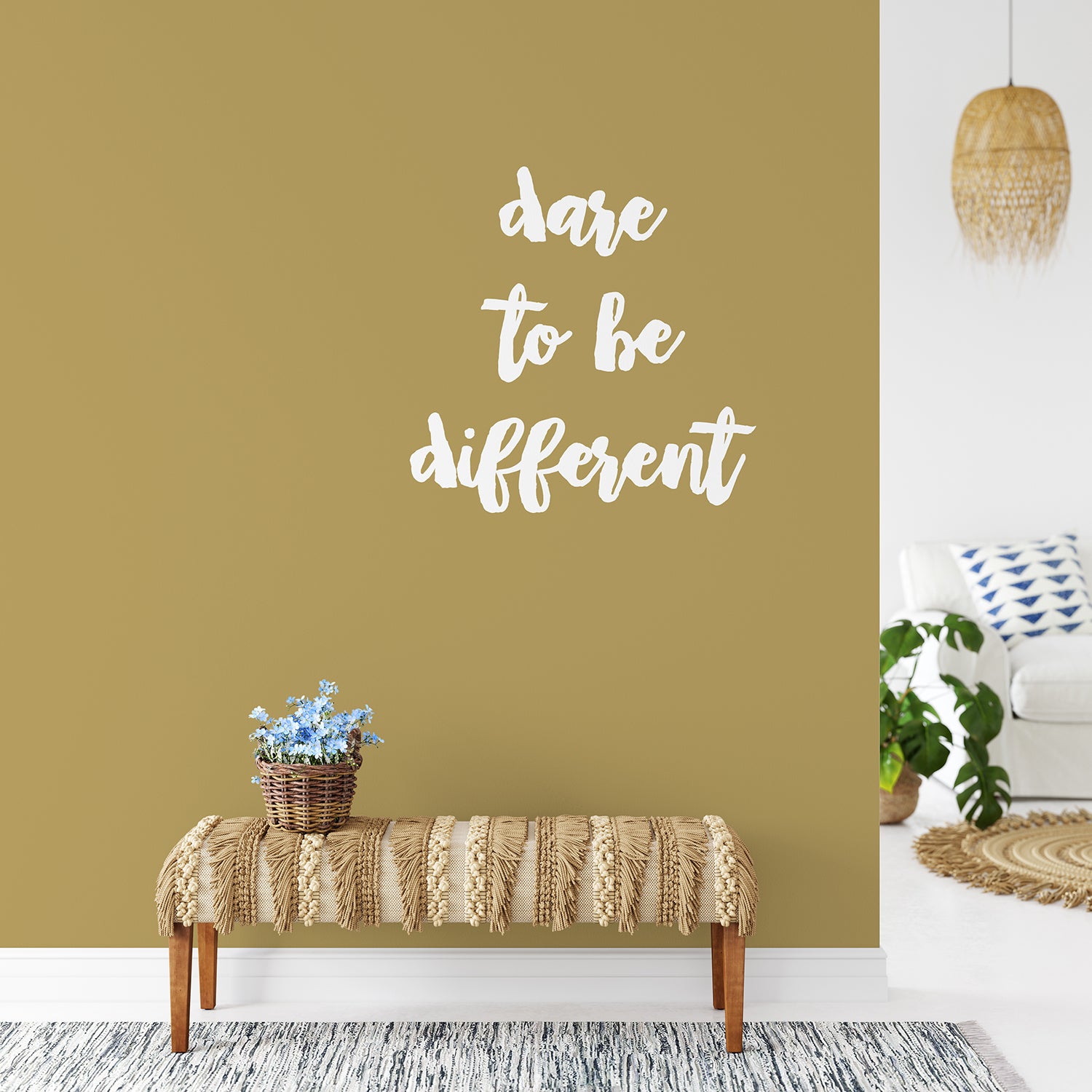 Dare to be different | Wall quote-Wall quote-Adnil Creations