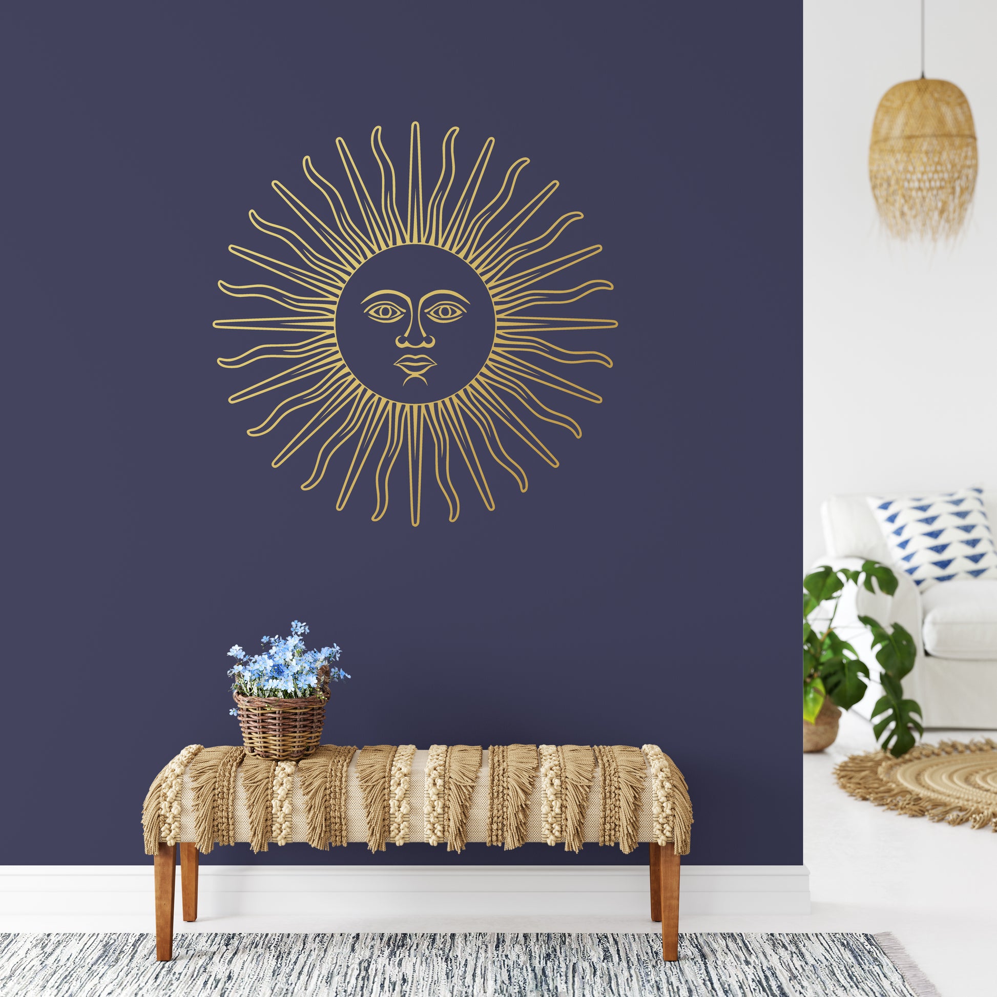 Hippie sun | Wall decal-Wall art-Adnil Creations