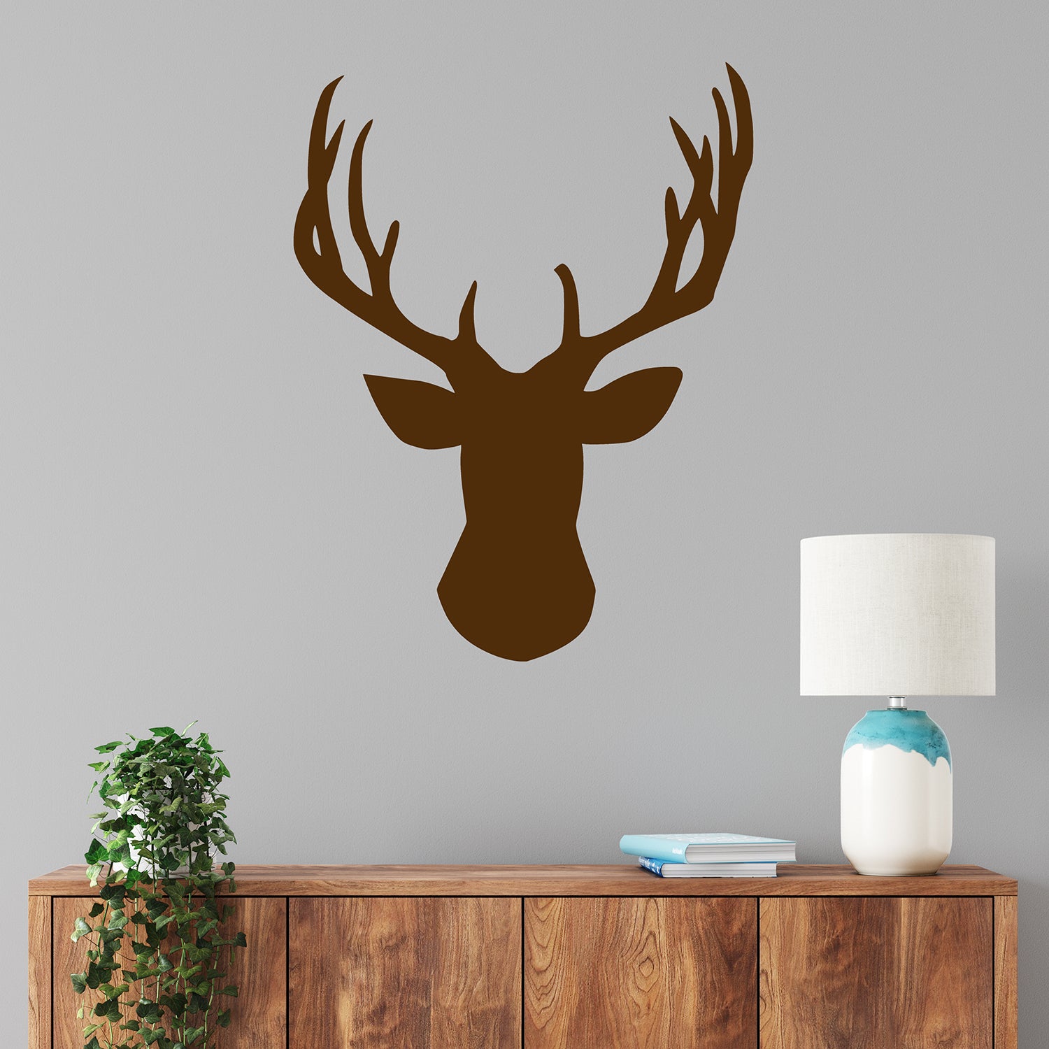 Stag head | Wall decal-Wall art-Adnil Creations