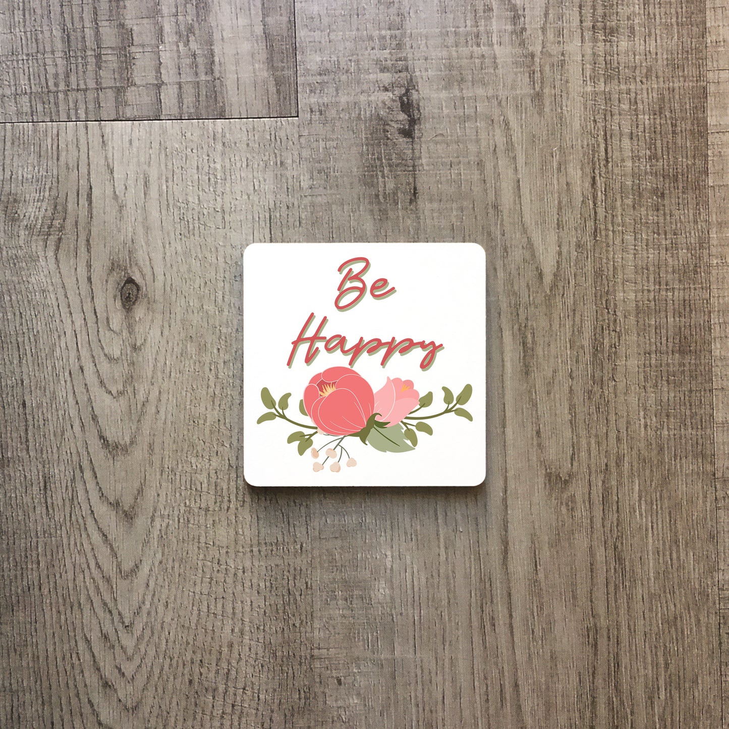 Be happy | Enamel mug-Enamel mug-Adnil Creations