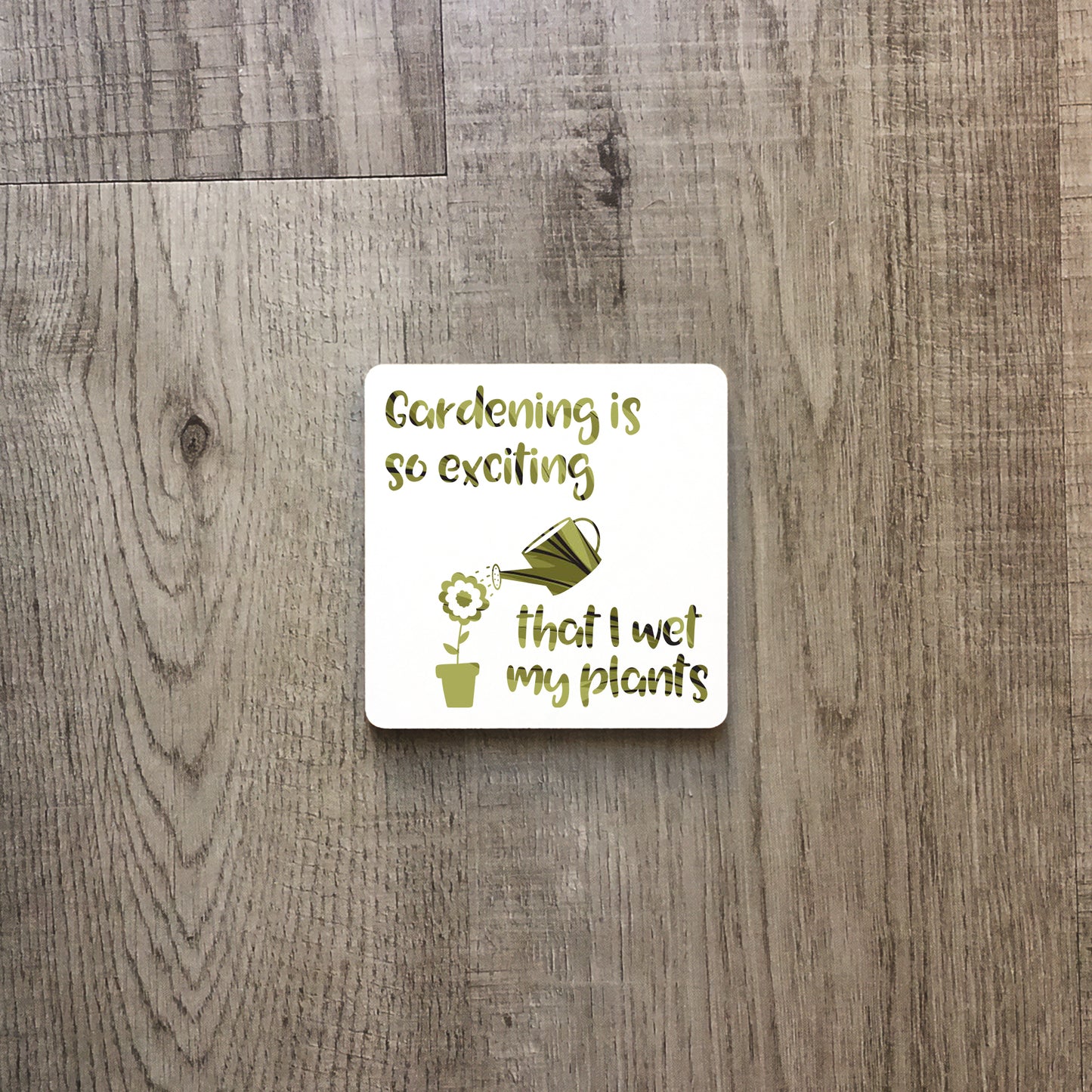 Gardening is so exciting that I wet my plants | Enamel mug