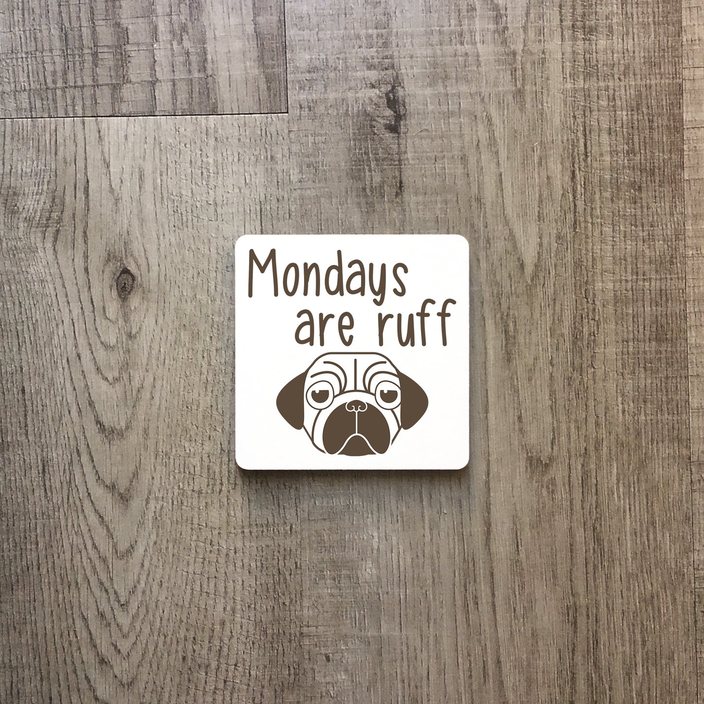 Mondays are ruff | Enamel mug-Enamel mug-Adnil Creations