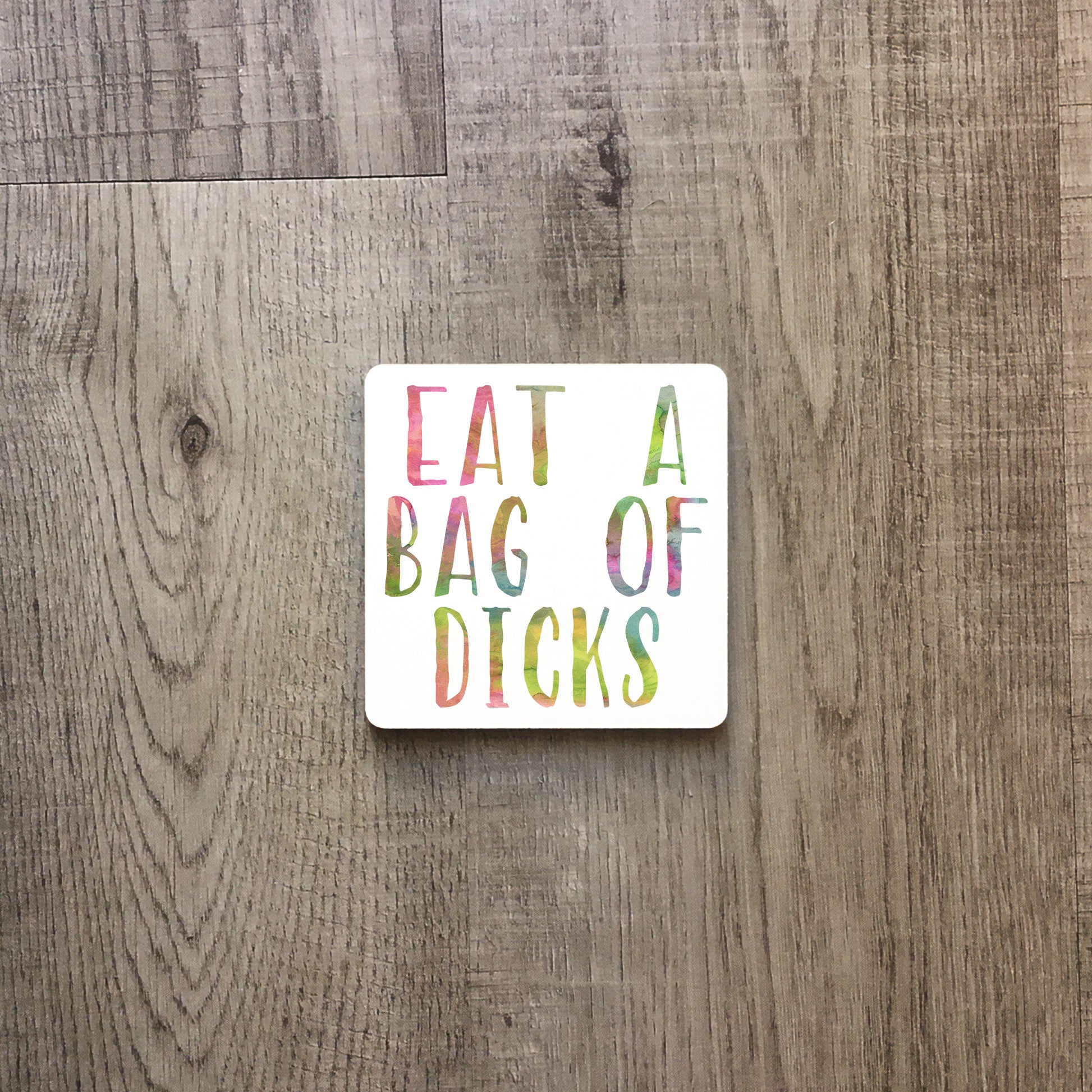 Eat a bag of dicks | Enamel mug-Enamel mug-Adnil Creations