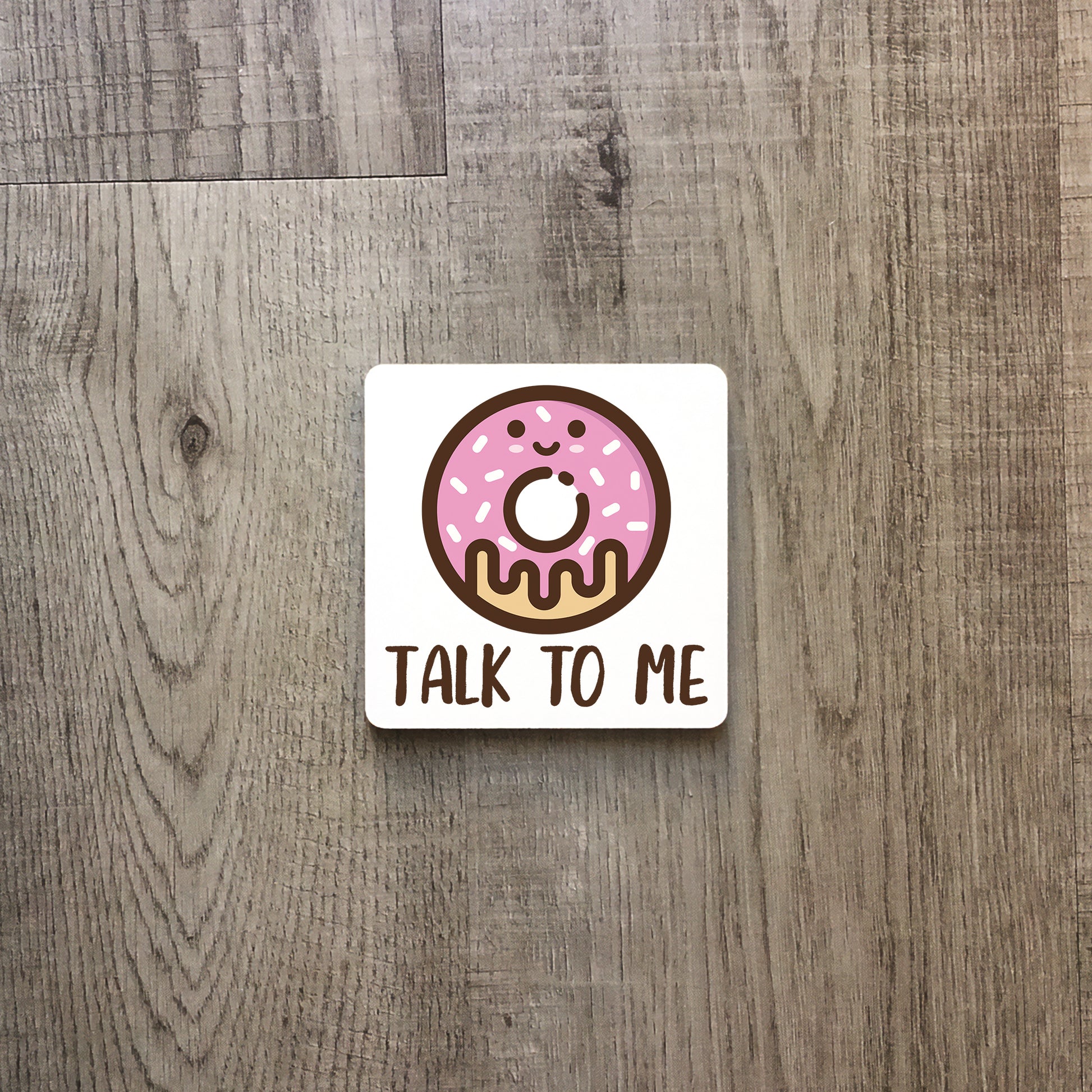 Donut talk to me | Enamel mug-Enamel mug-Adnil Creations