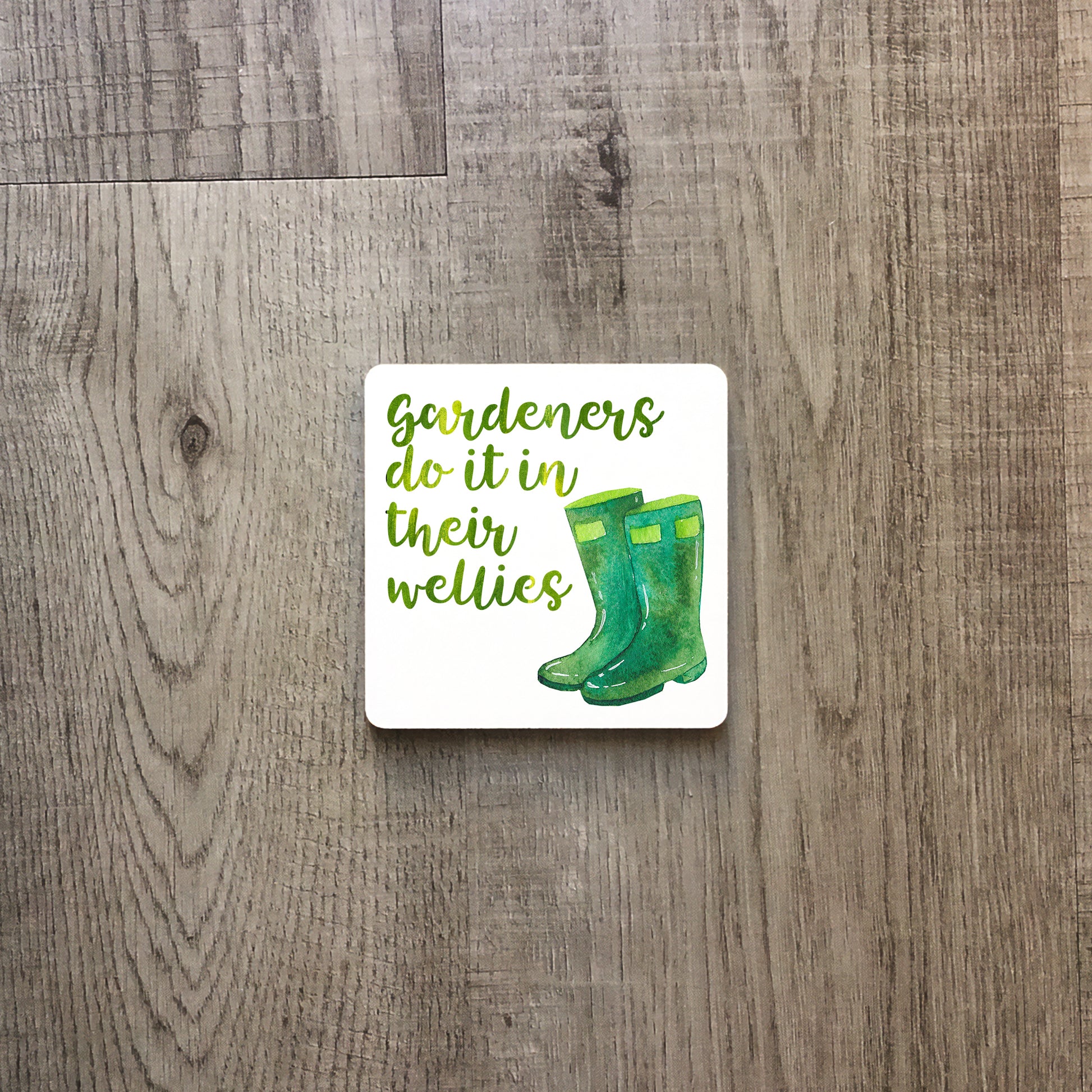 Gardeners do it in their wellies | Enamel mug-Enamel mug-Adnil Creations