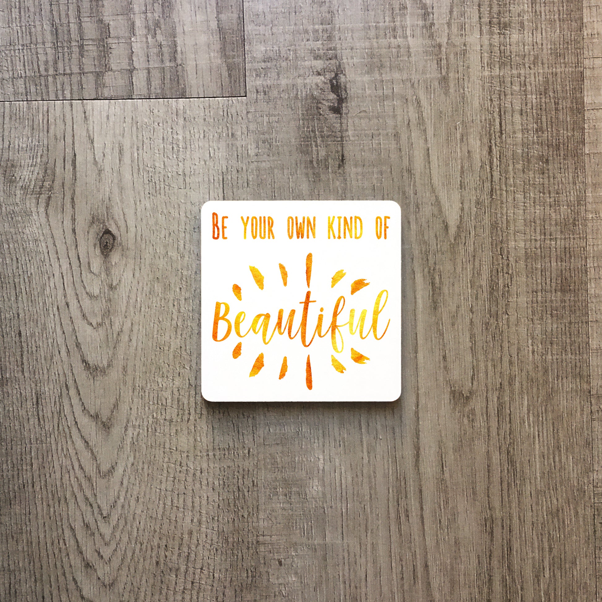 Be your own kind of beautiful | Enamel mug-Enamel mug-Adnil Creations