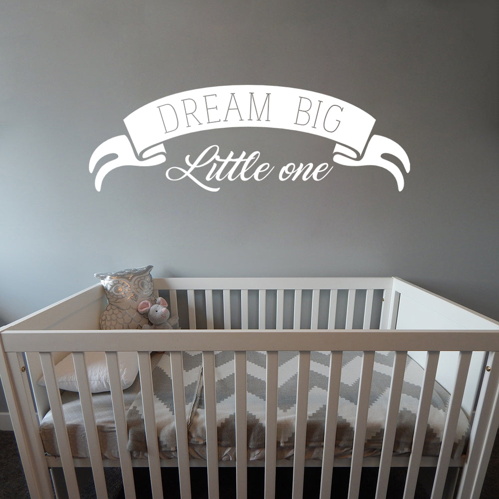 Dream big little one | Wall quote-Wall quote-Adnil Creations