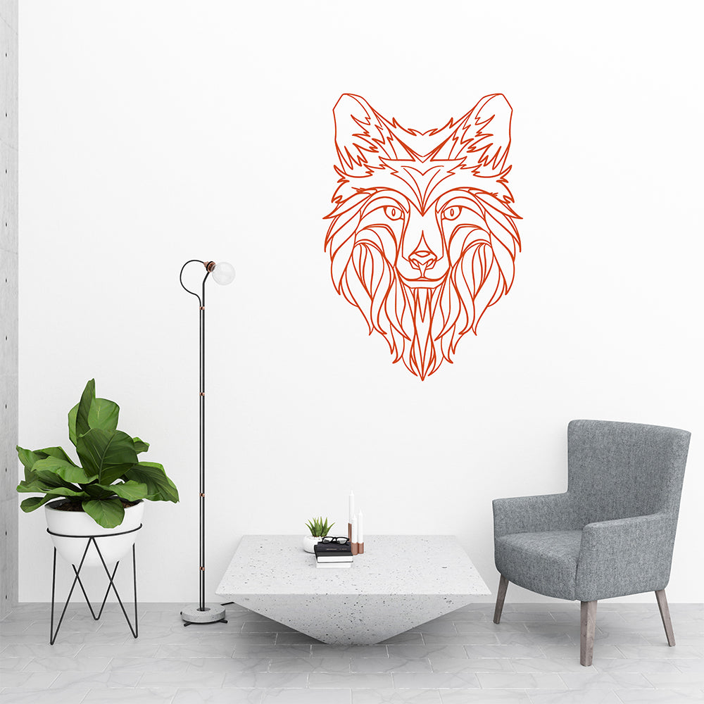 Abstract wolf head | Wall decal-Wall art-Adnil Creations