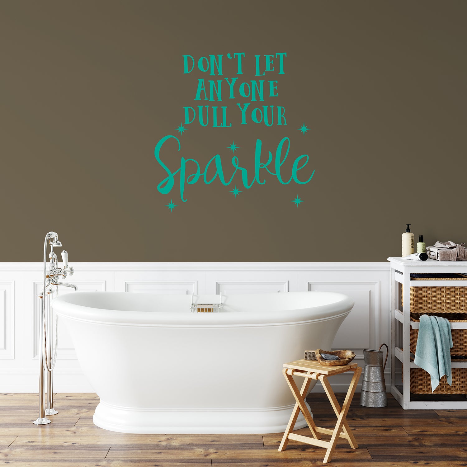 Don't let anyone dull your sparkle | Wall quote-Wall quote-Adnil Creations