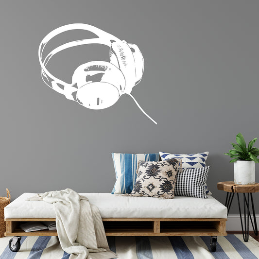 Headphones | Wall decal-Wall art-Adnil Creations