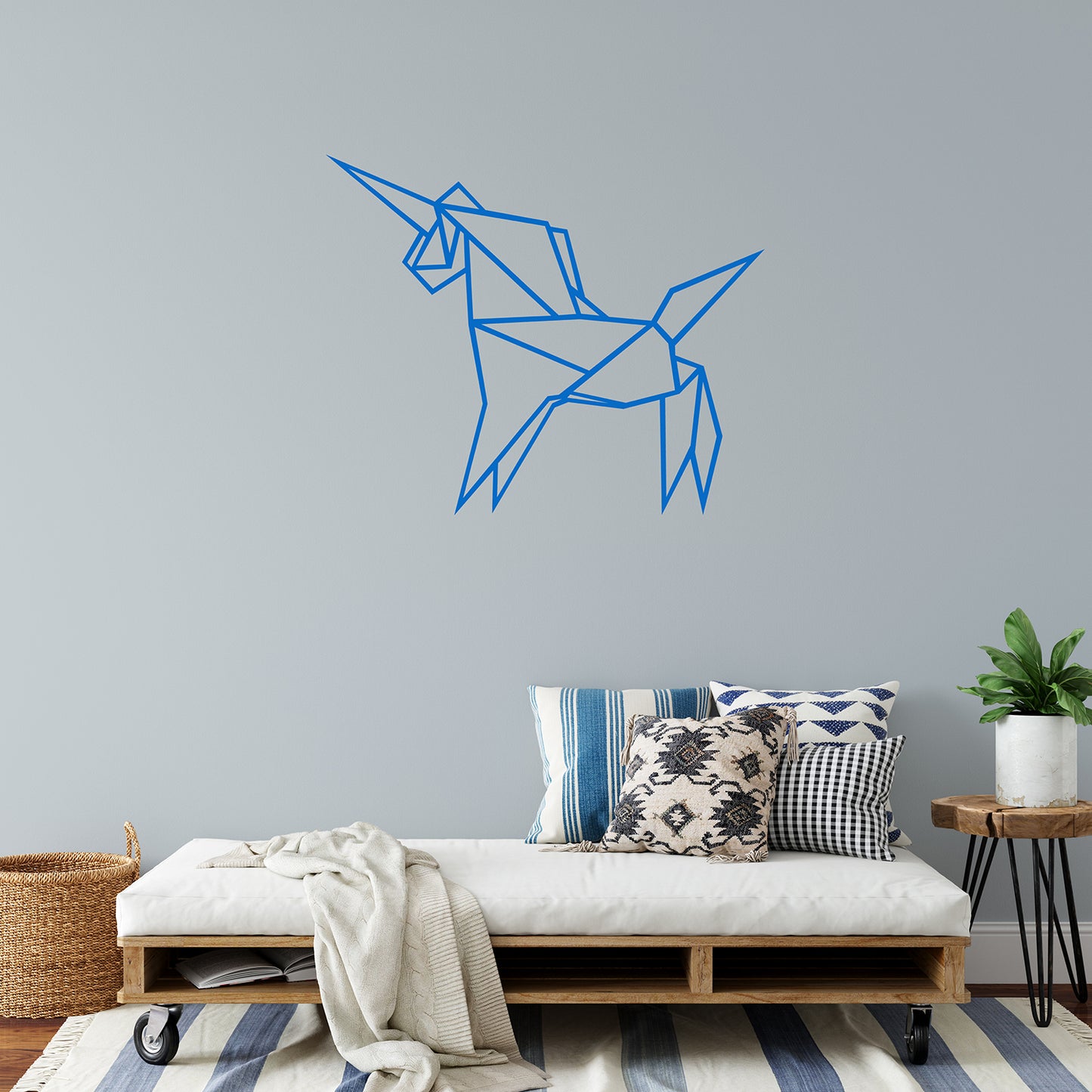 Geometric unicorn | Wall decal-Wall art-Adnil Creations