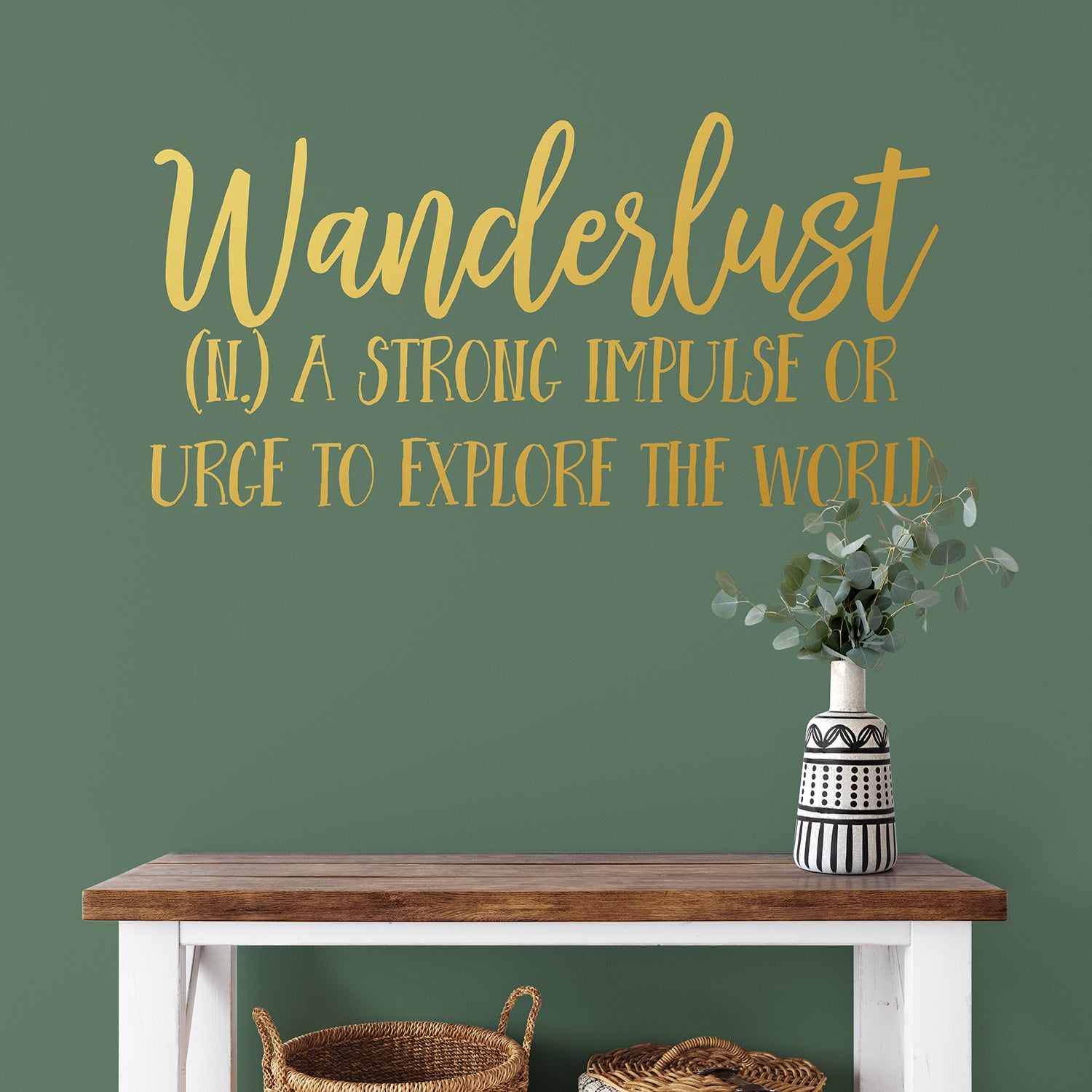 Wanderlust | Wall quote-Wall quote-Adnil Creations