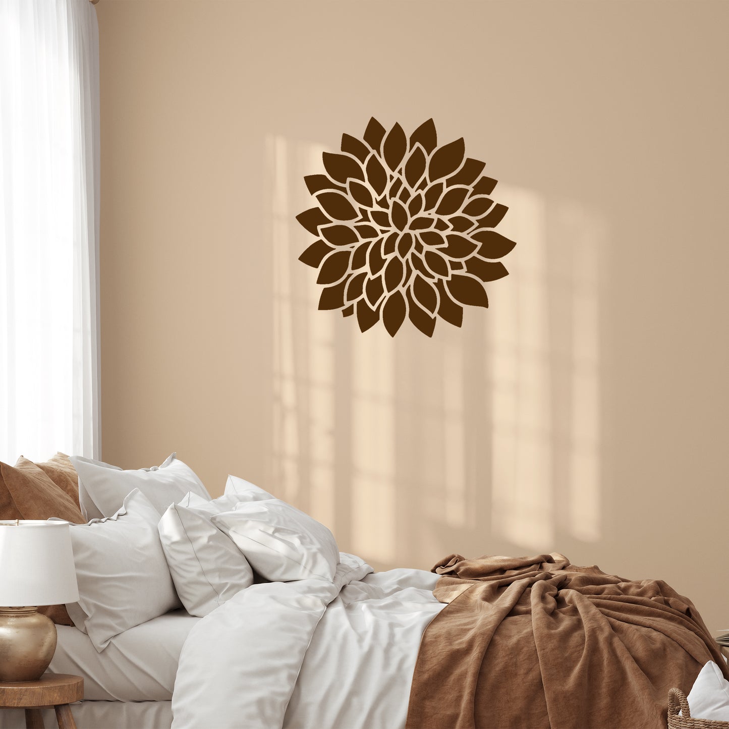 Dahlia flower | Wall decal-Wall art-Adnil Creations