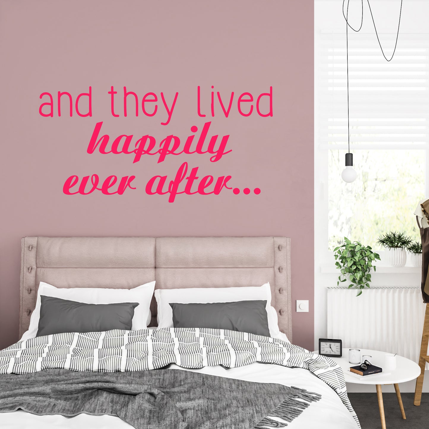 And they lived happily ever after... | Wall quote-Wall quote-Adnil Creations