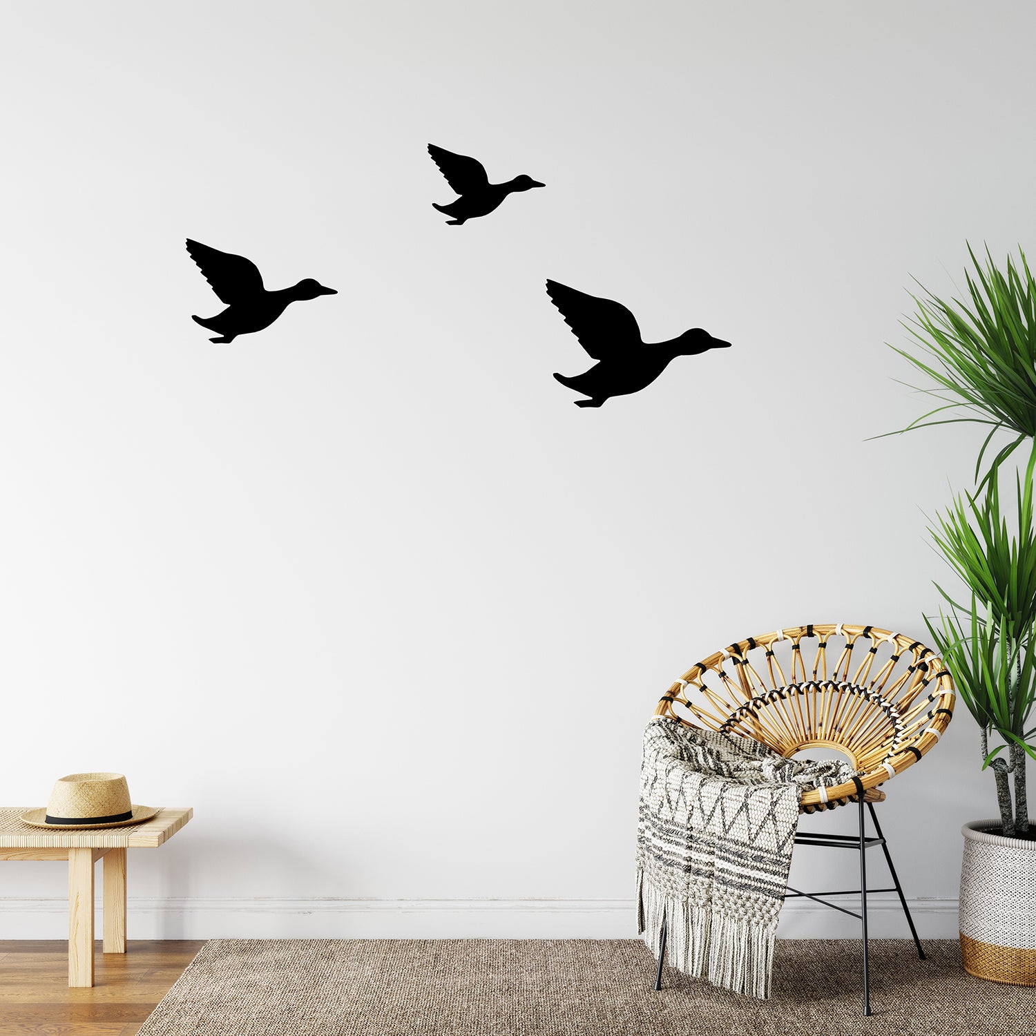 Set of three flying ducks | Wall decal-Wall art-Adnil Creations