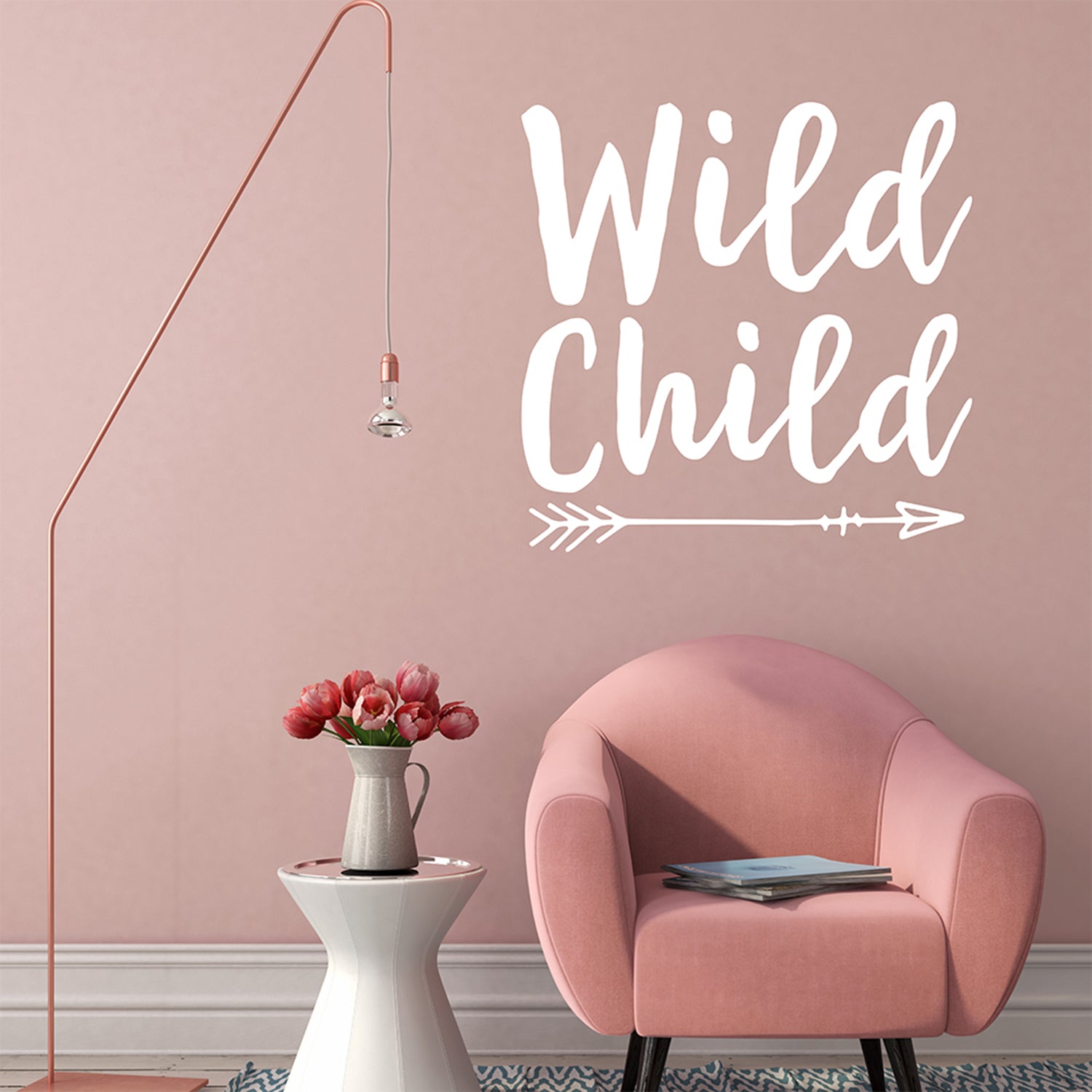 Wild child | Wall quote-Wall quote-Adnil Creations