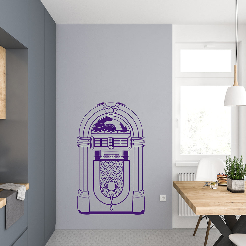 Retro jukebox | Wall decal-Wall art-Adnil Creations