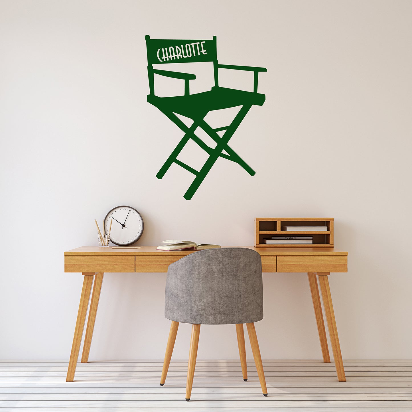 Directors chair with name | Monogram decal-Monogram & name decal-Adnil Creations