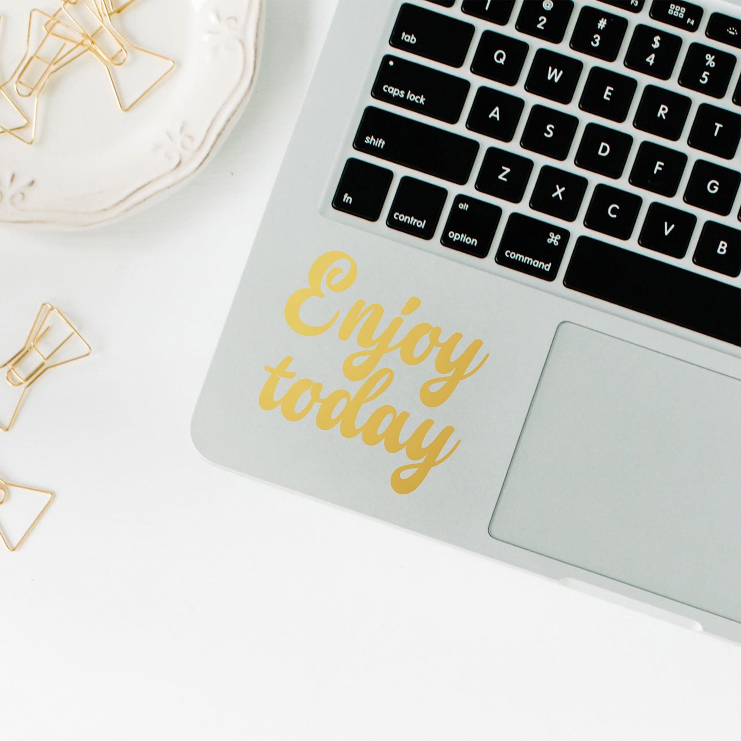 Enjoy today | Trackpad decal-MacBook decal-Adnil Creations