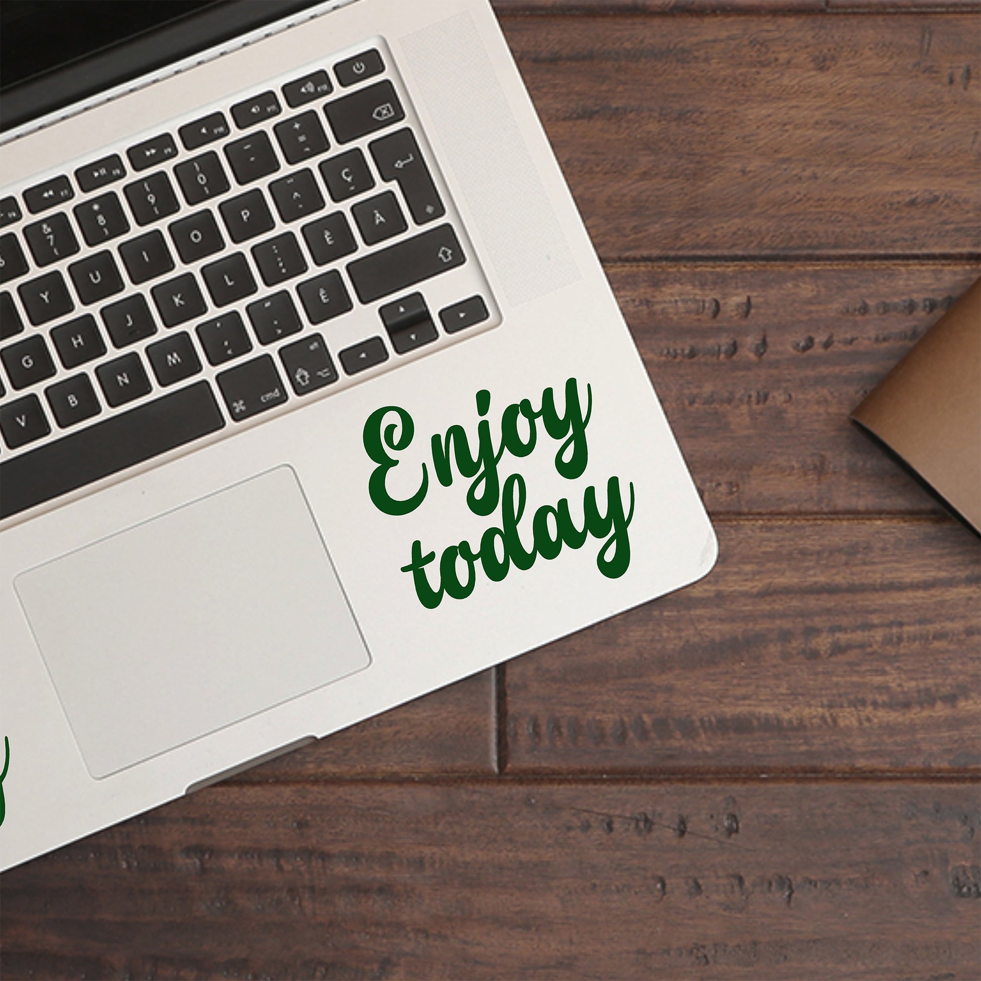 Enjoy today | Trackpad decal-MacBook decal-Adnil Creations