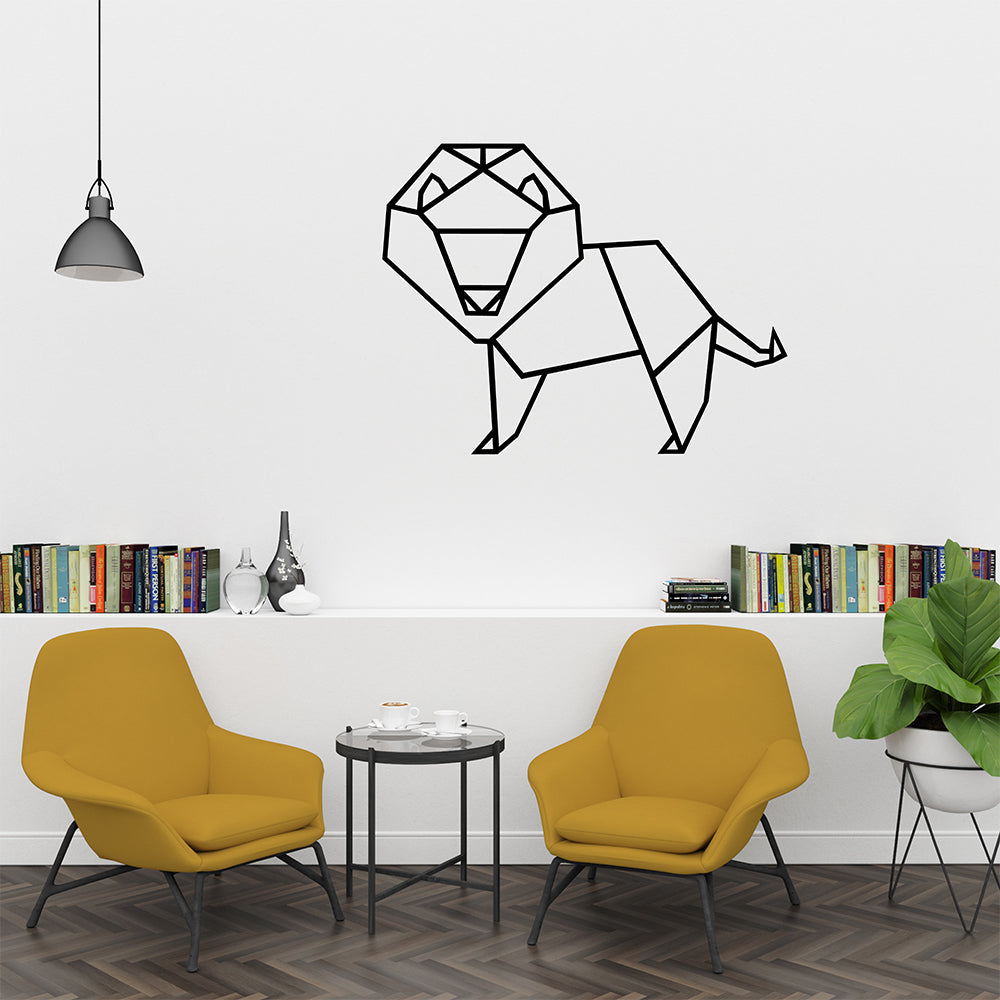 Geometric lion | Wall decal-Wall art-Adnil Creations