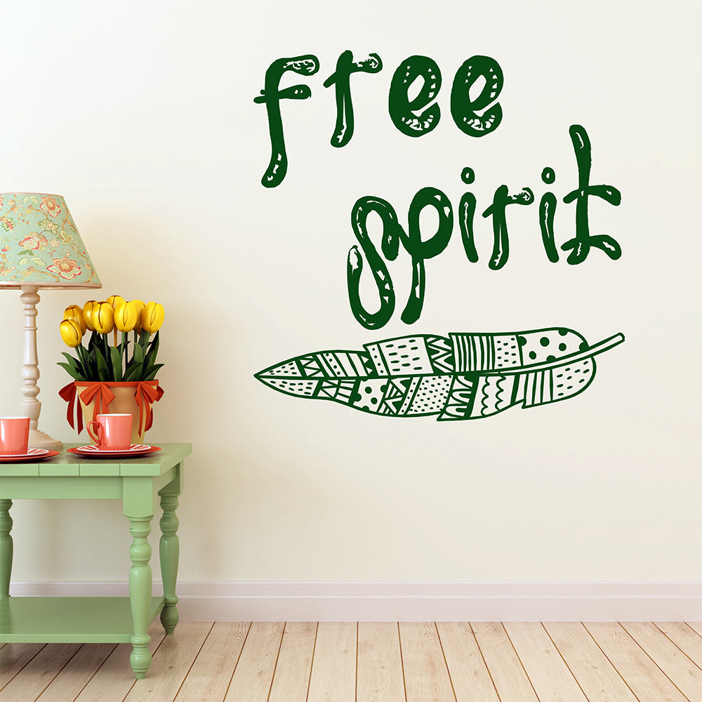 Free spirit | Wall quote-Wall quote-Adnil Creations