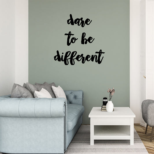 Dare to be different | Wall quote-Wall quote-Adnil Creations