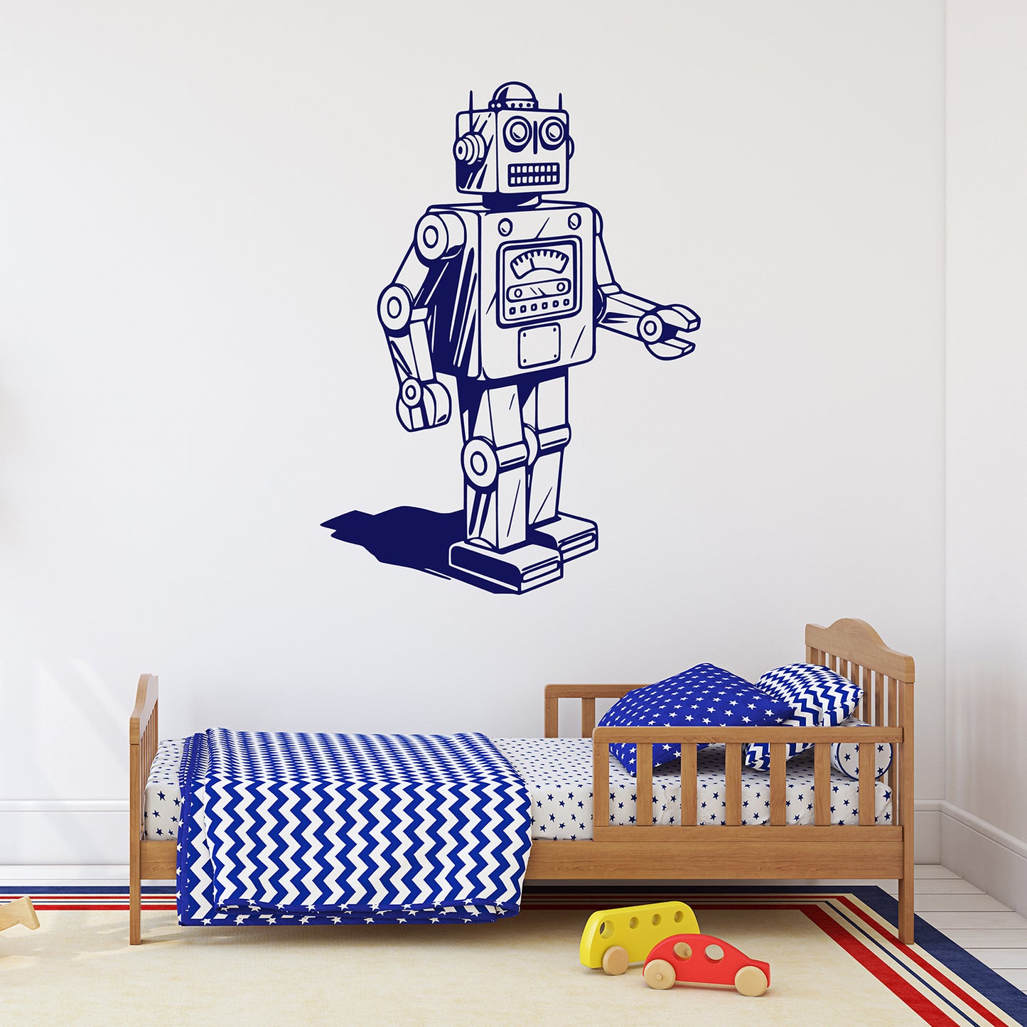 Retro robot | Wall decal-Wall art-Adnil Creations