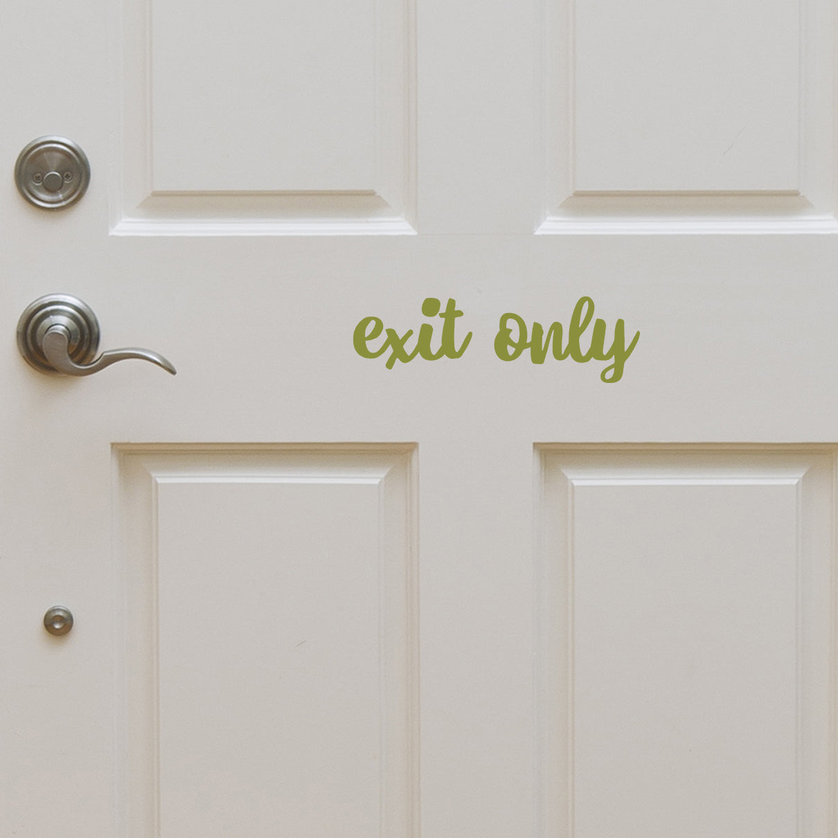 Exit only | Door decal-Door decal-Adnil Creations