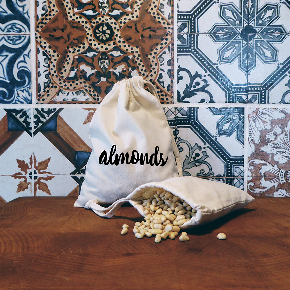 Almonds | Zero waste bag-Zero waste bag-Adnil Creations