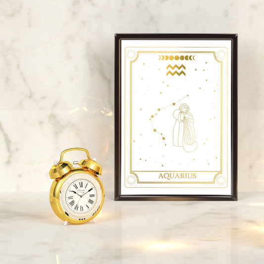 Aquarius Zodiac Constellation | A4 Foil Art Print-Foil Print-Adnil Creations