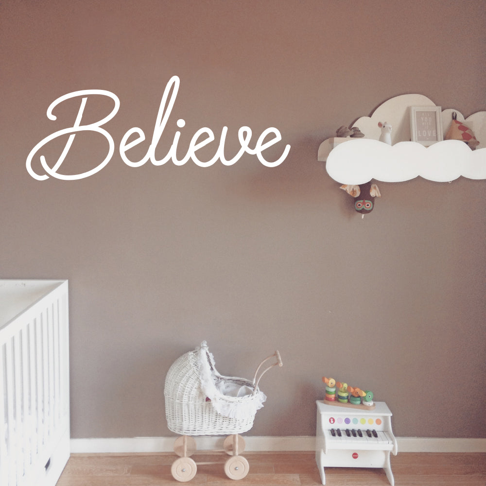 Believe | Wall quote-Wall quote-Adnil Creations