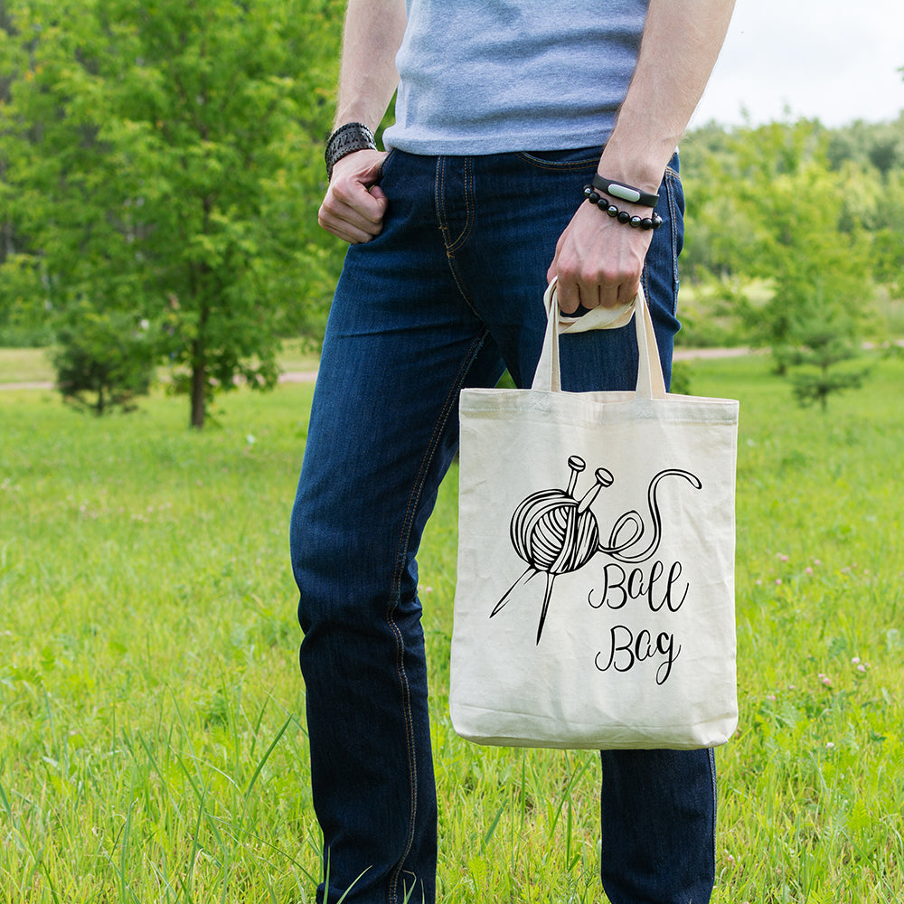 Ball bag | 100% Organic Cotton tote bag-Tote bags-Adnil Creations