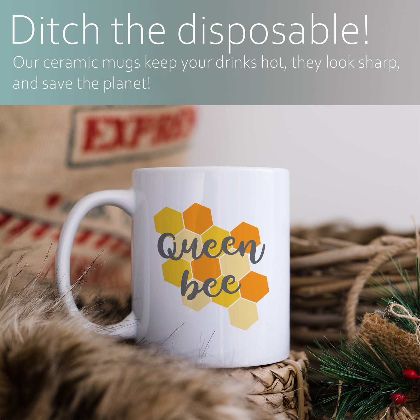 Queen bee | Ceramic mug