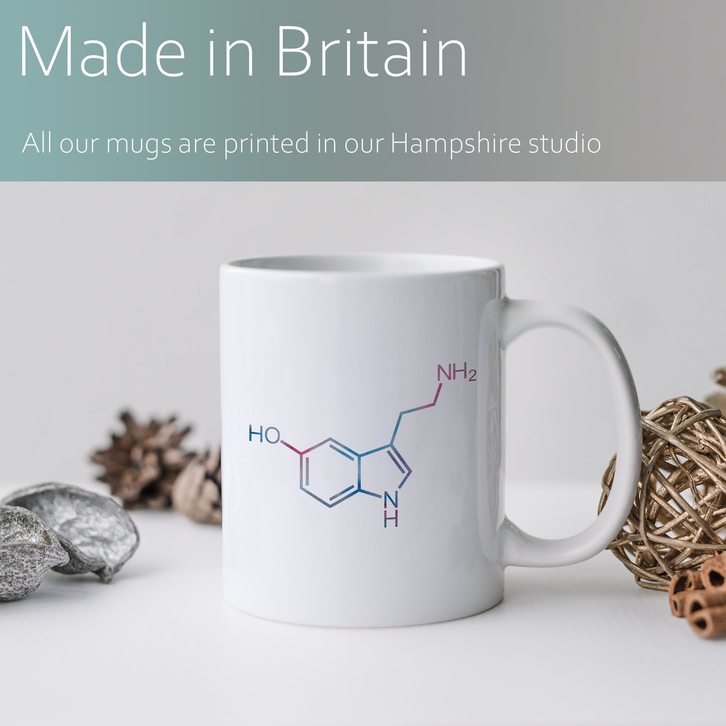 Serotonin molecule | Ceramic mug