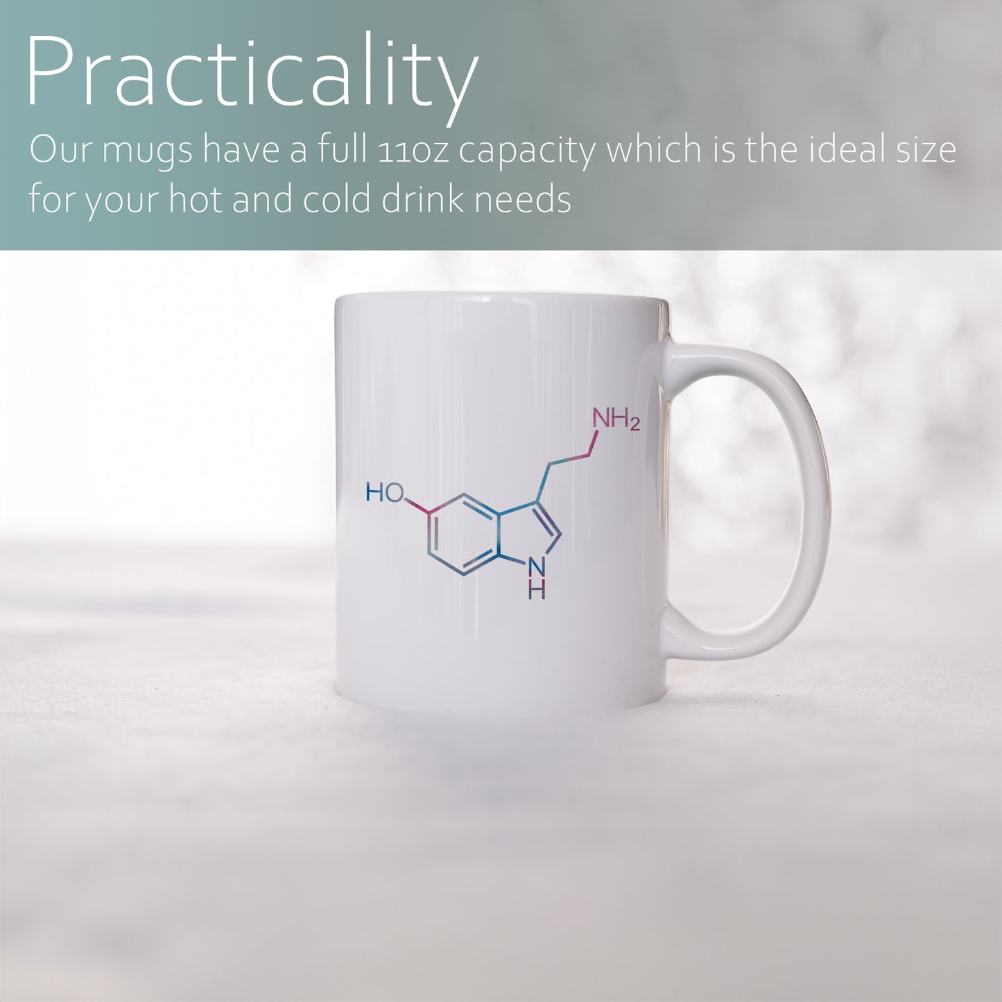 Serotonin molecule | Ceramic mug