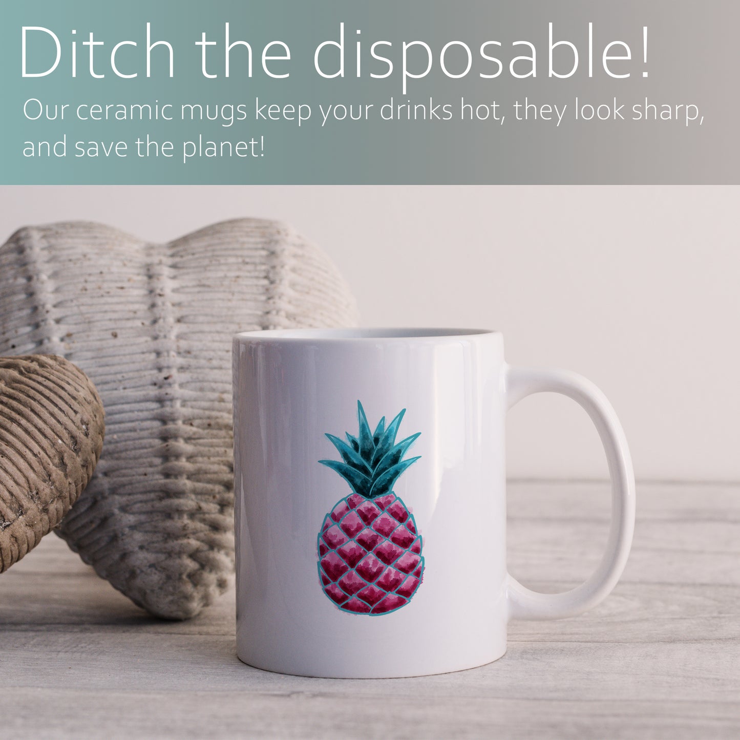 Pineapple | Ceramic mug