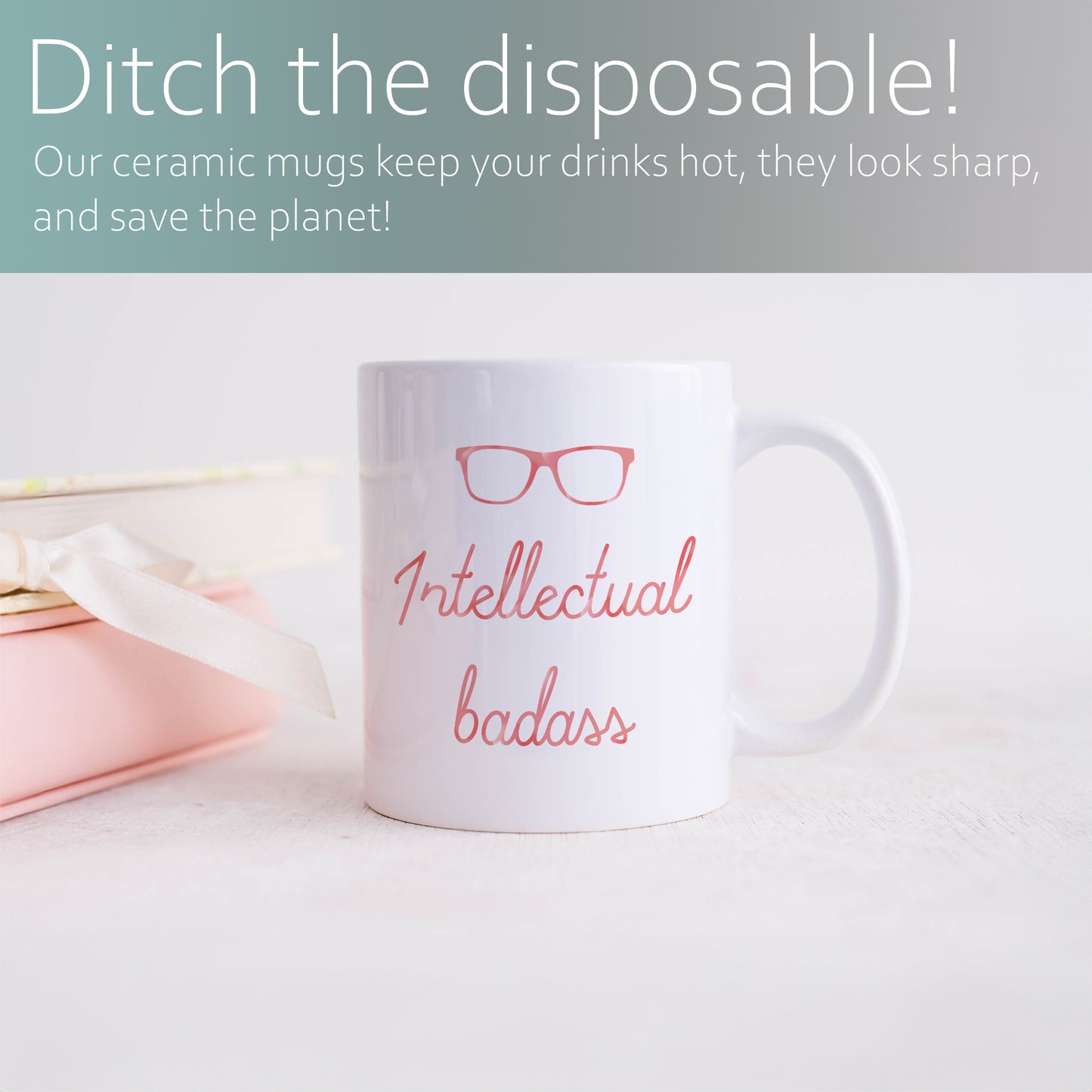 Intellectual badass | Ceramic mug