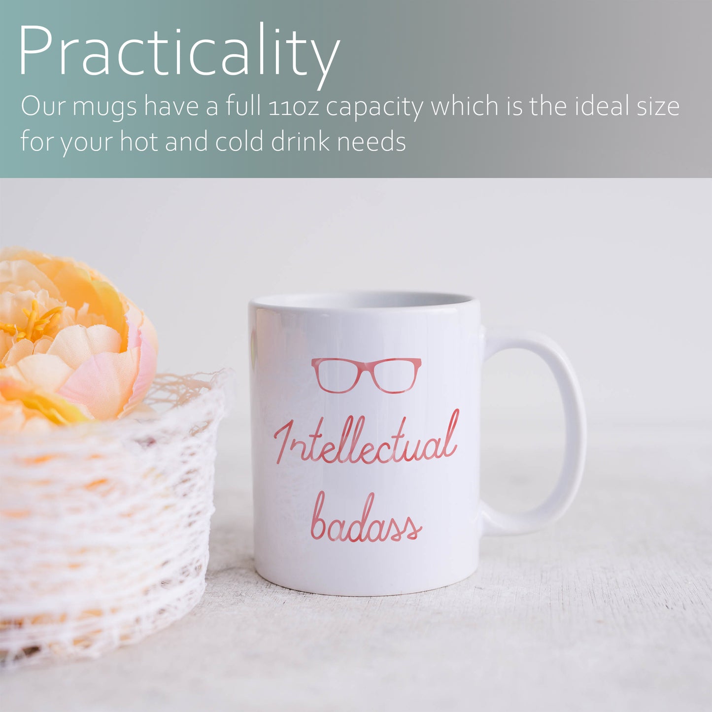 Intellectual badass | Ceramic mug