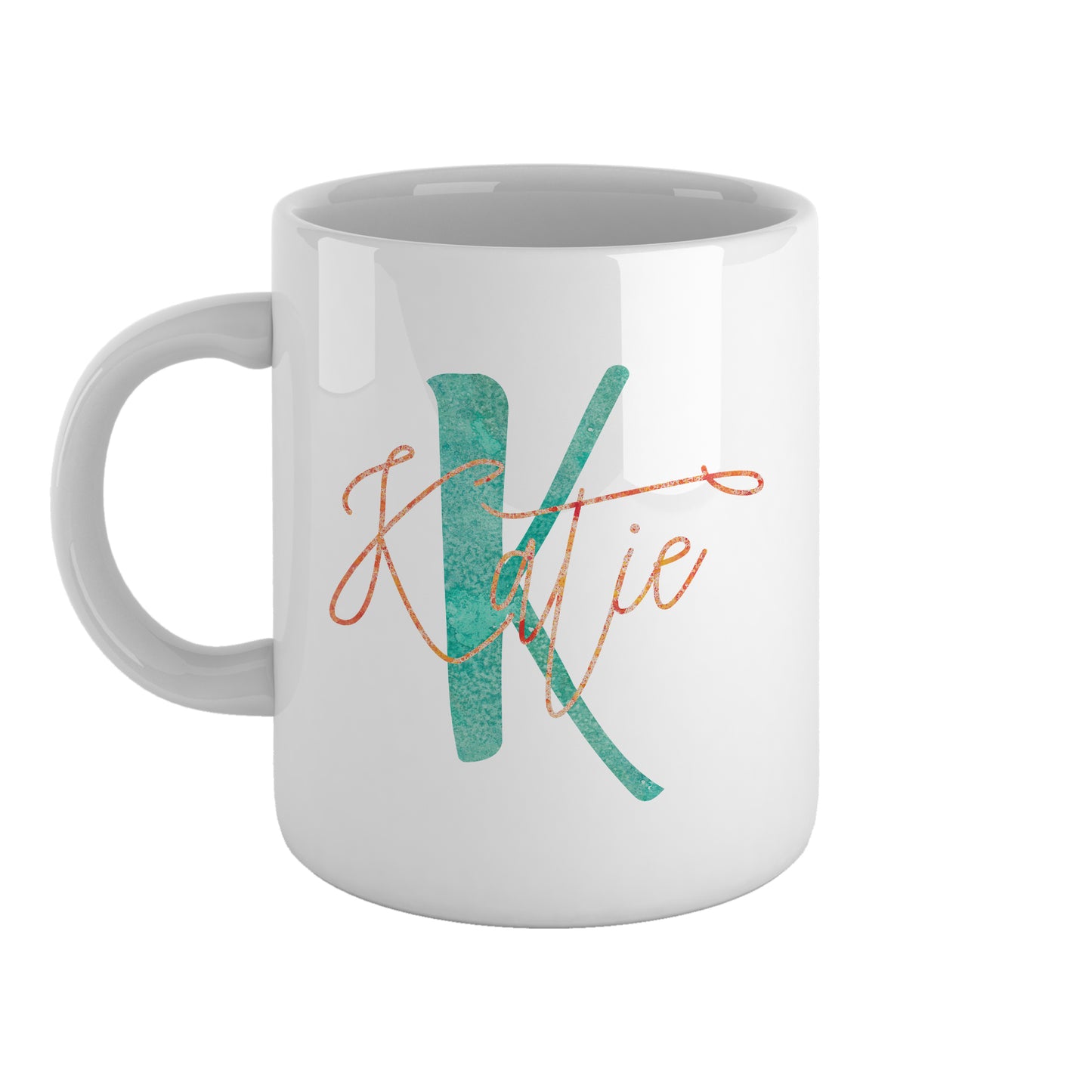 Dual colour personalised monogram | Ceramic mug