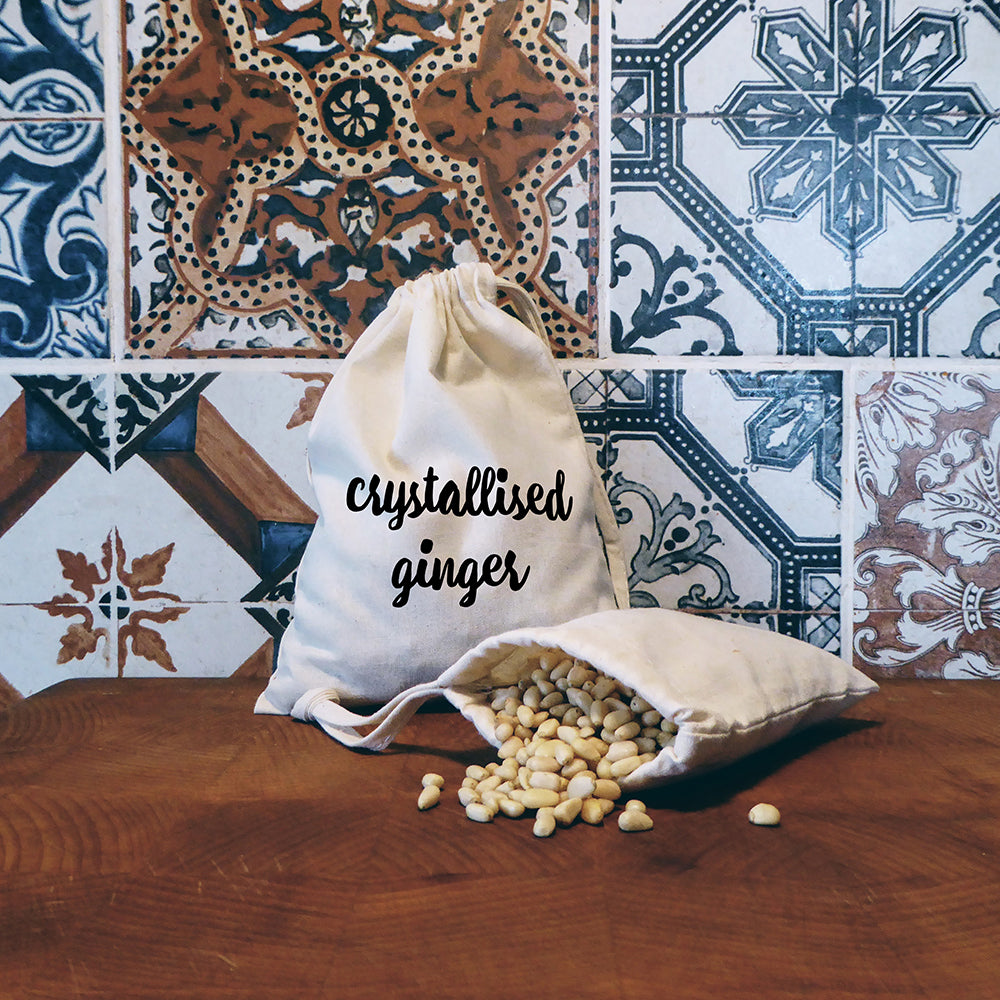 Crystallised ginger | Zero waste bag-Zero waste bag-Adnil Creations