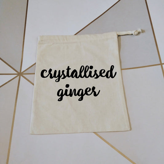 Crystallised ginger | Zero waste bag-Zero waste bag-Adnil Creations