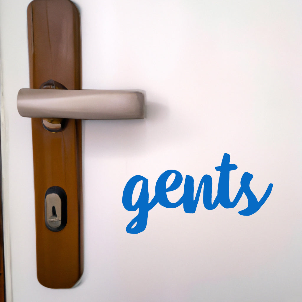 Gents | Door decal-Door decal-Adnil Creations