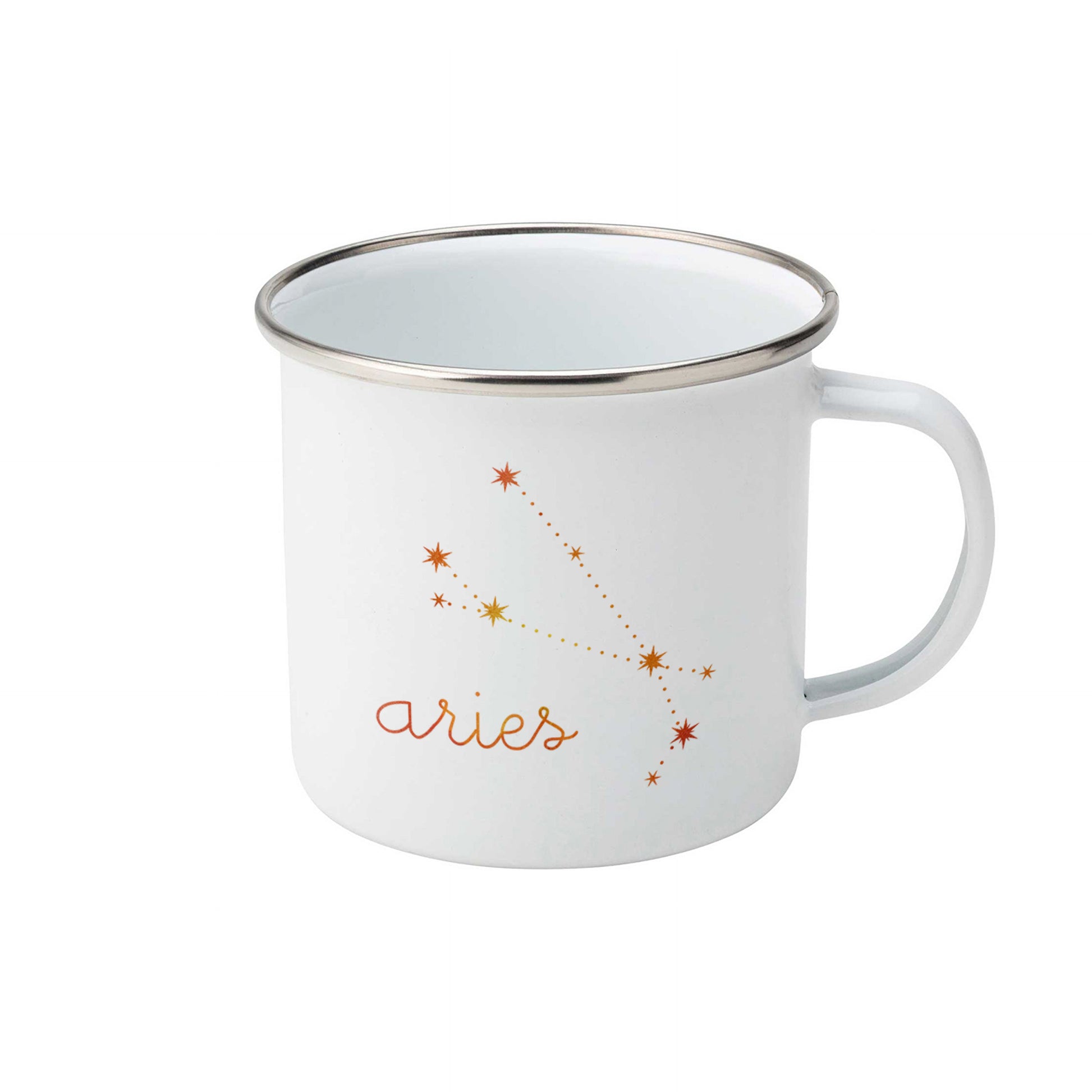 Aries Constellation | Enamel mug-Enamel mug-Adnil Creations