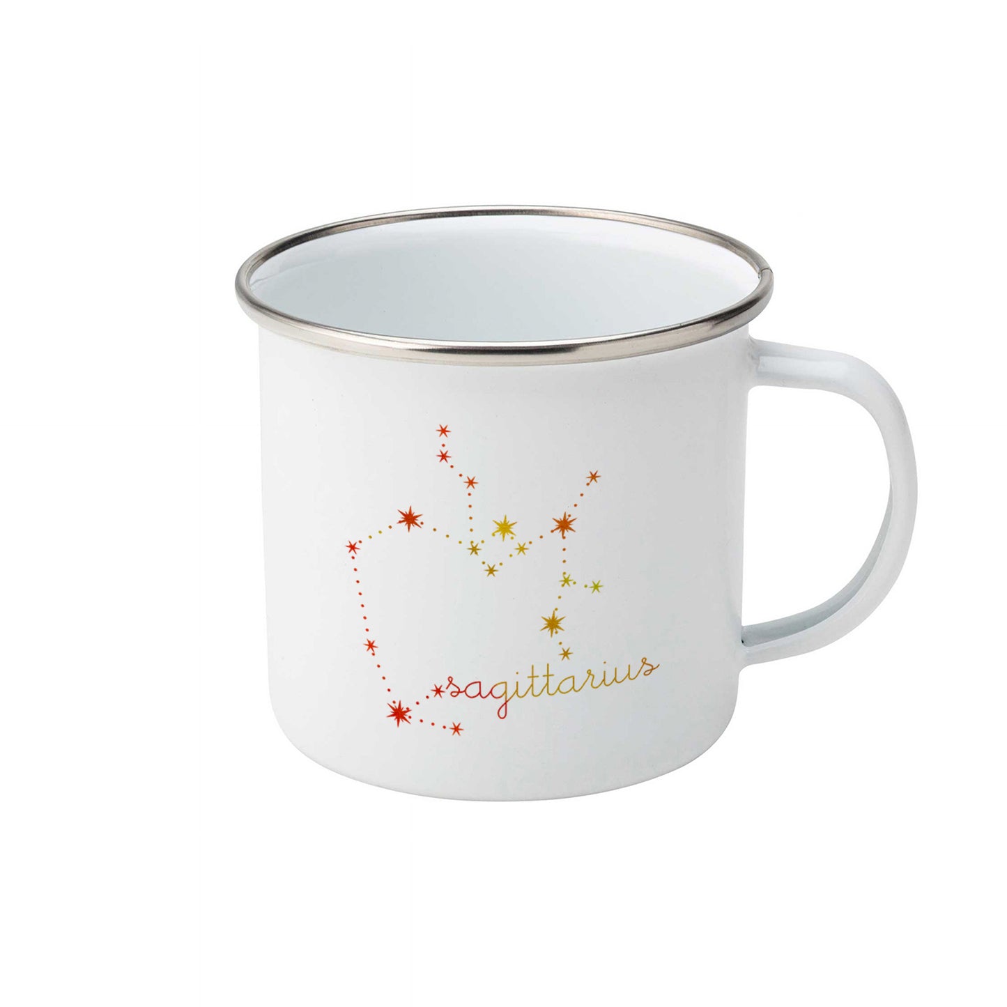 Sagittarius Constellation | Enamel mug-Enamel mug-Adnil Creations