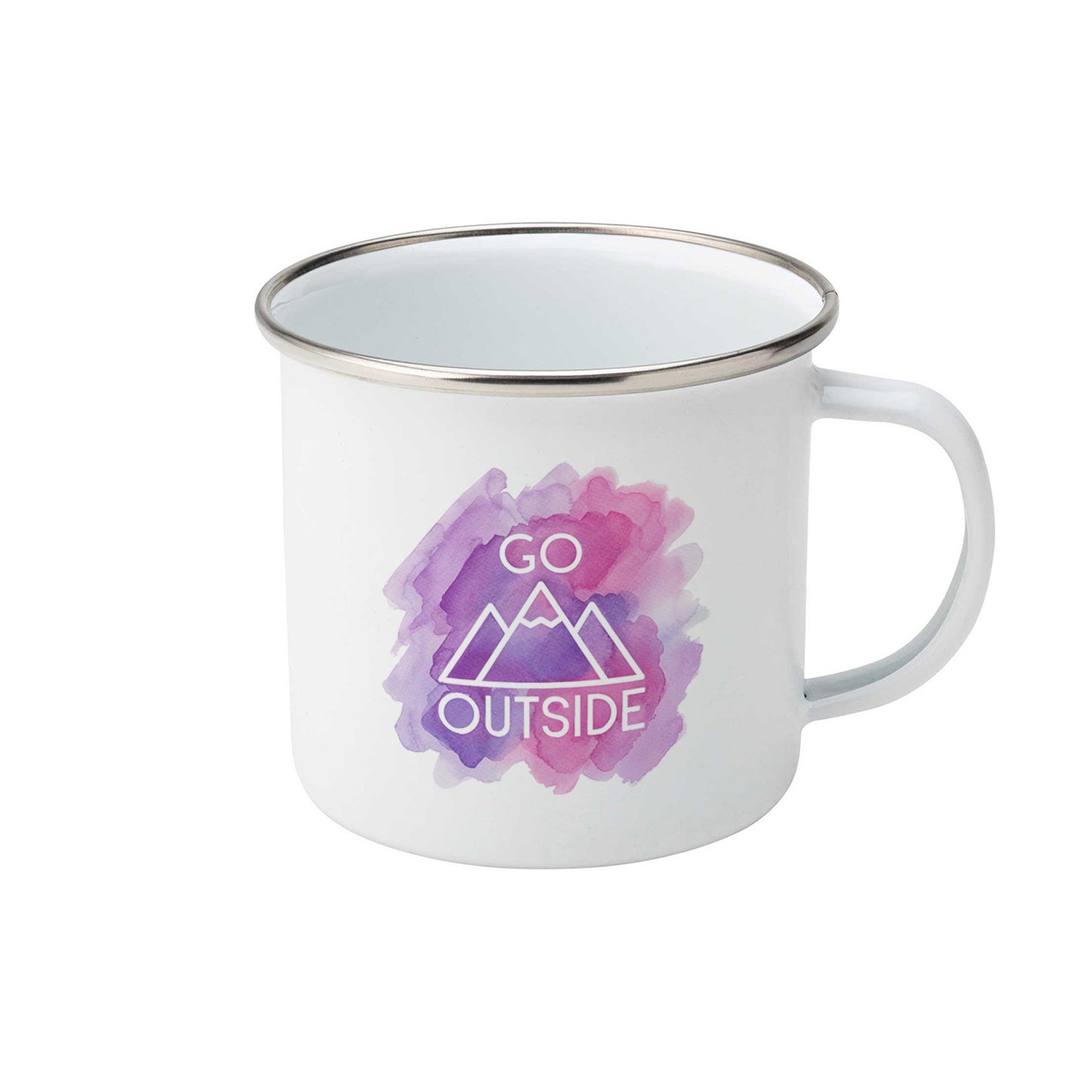 Go outside | Enamel mug-Enamel mug-Adnil Creations