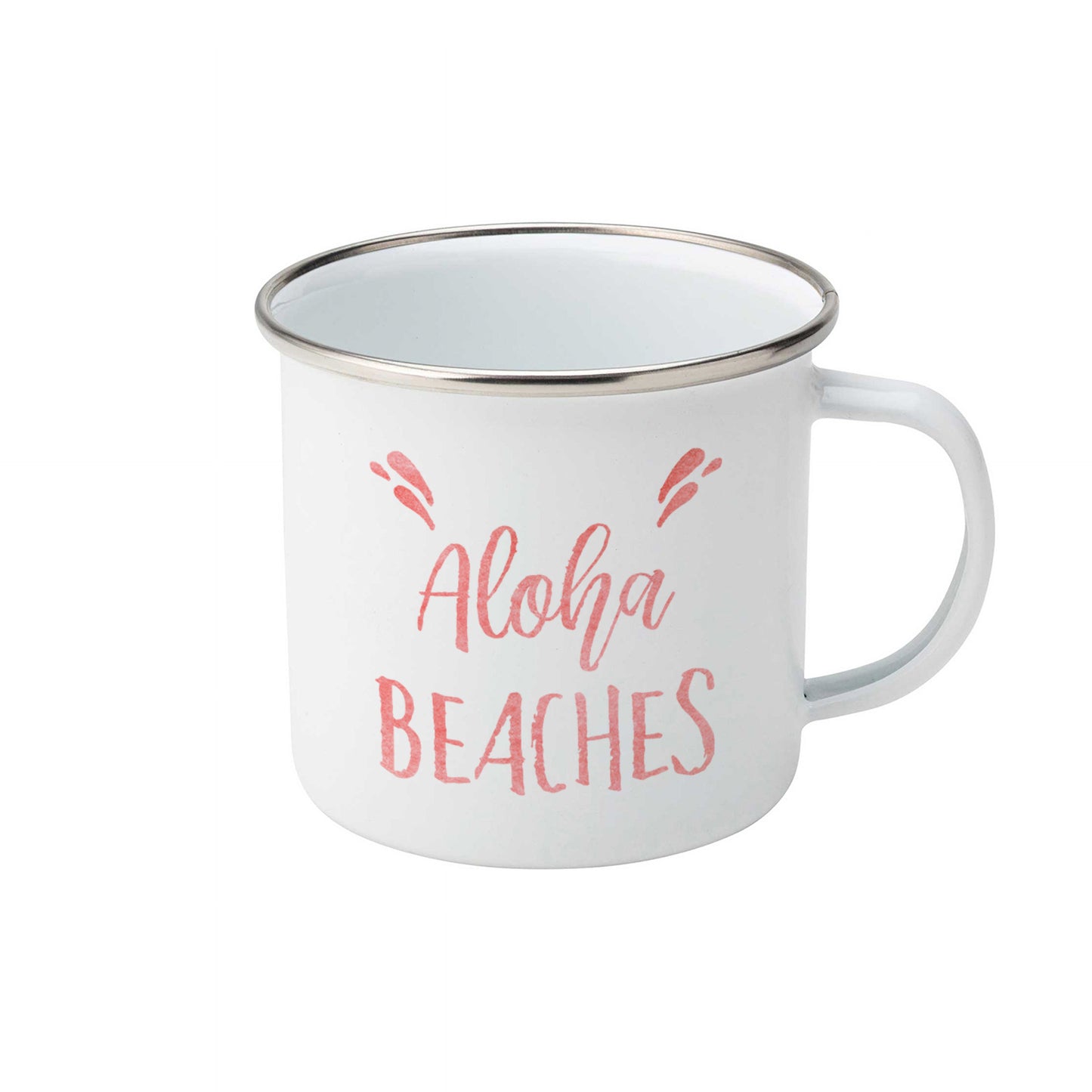 Aloha beaches | Enamel mug-Enamel mug-Adnil Creations