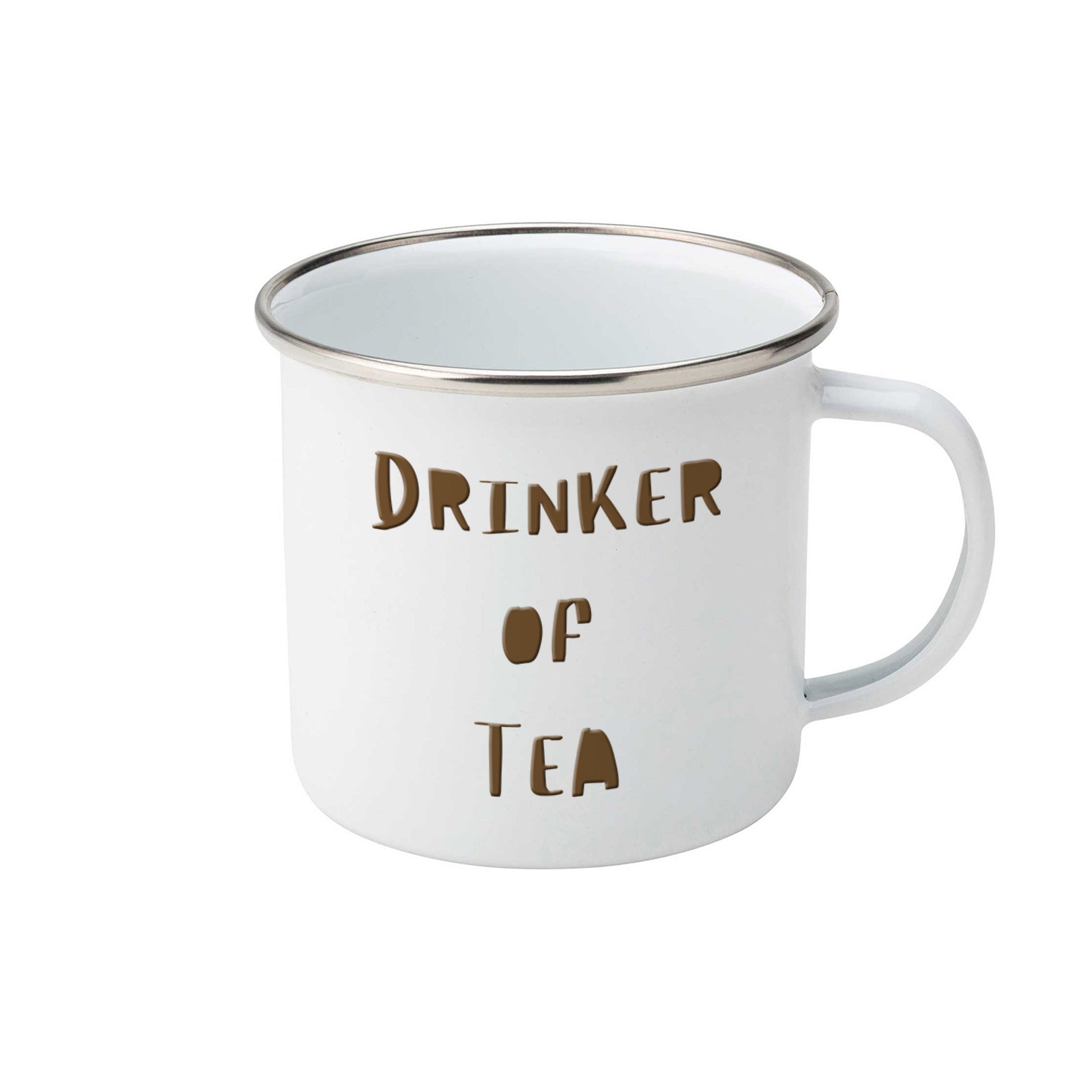 Drinker of tea | Enamel mug-Enamel mug-Adnil Creations